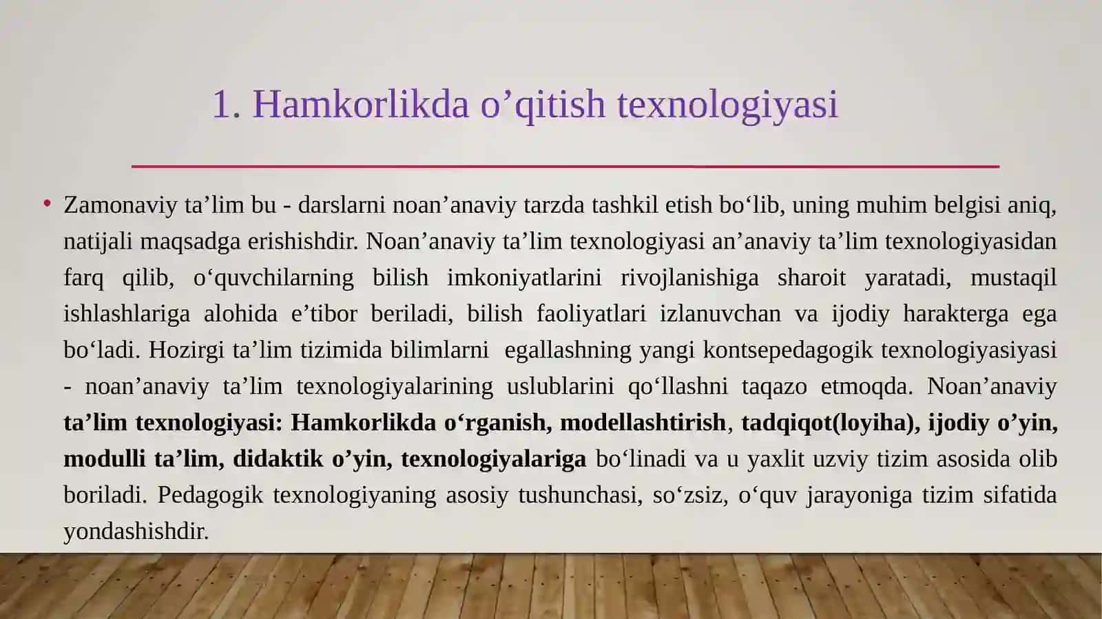 Biologiyanio’qitishdahamkorlikdao’qitishtexnologiyasiningbirgalikdao’qiymizmetodidanfoydalanish 4