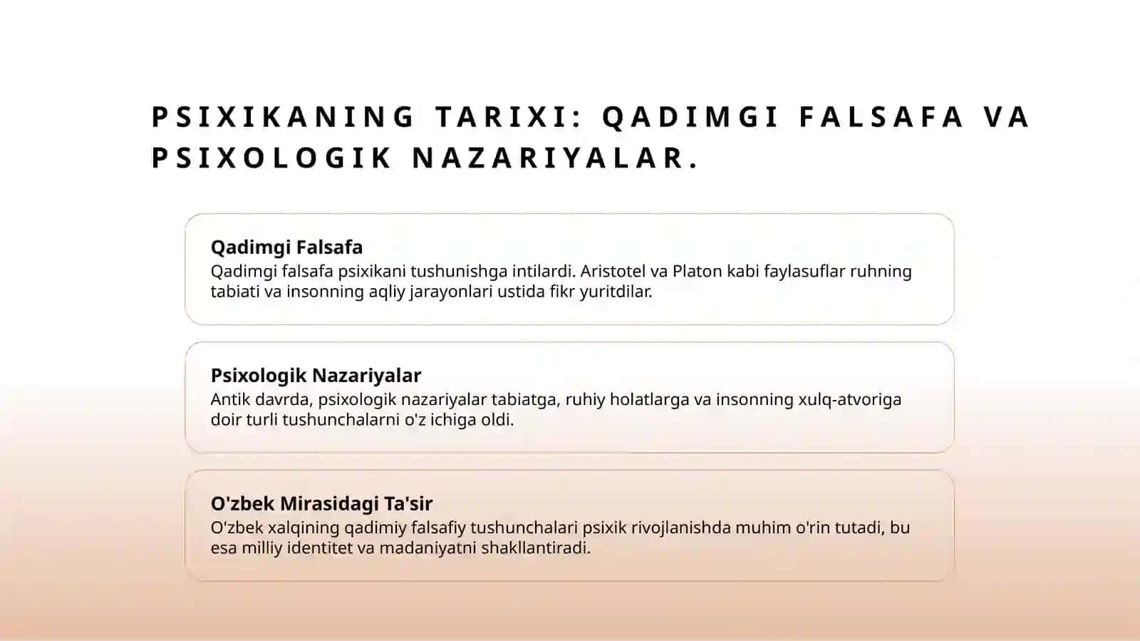 Psixikaning evolyutsiasi vavujudga kelishi 4