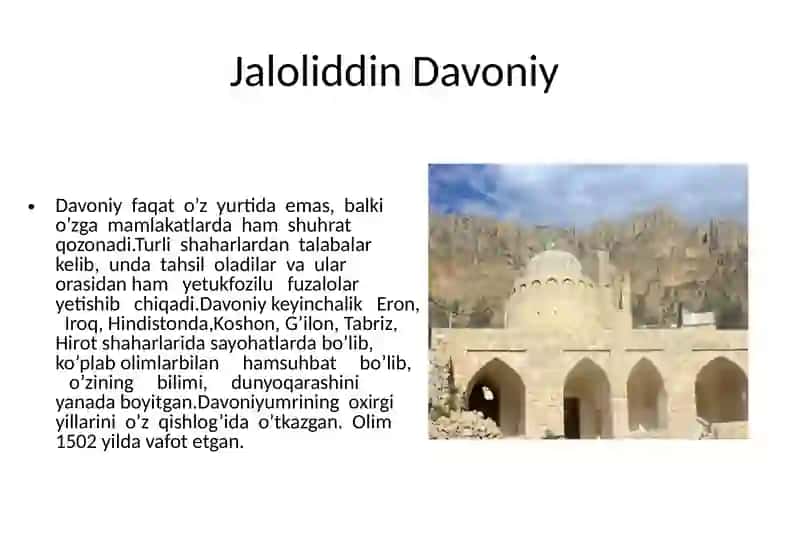 Jaloliddin Davoniyning axloqiy qarashlari 4