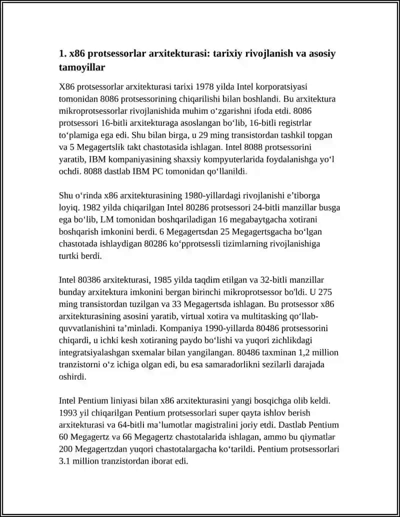 X86 protsessorlari 4