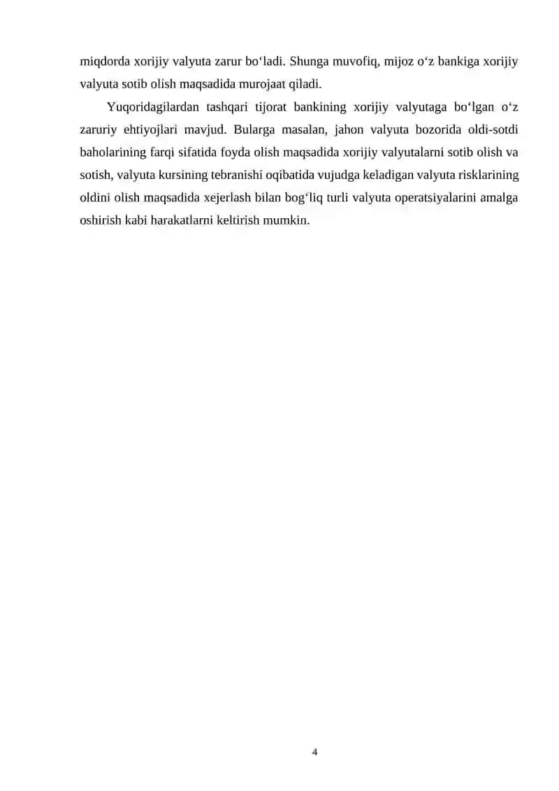 XALQARO VALYUTA BOZORINING ZAMONAVIY XUSUSIYATLARI 4