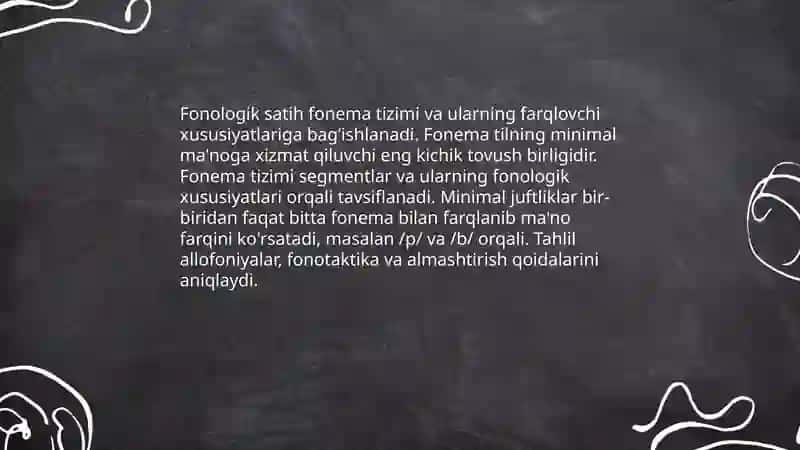 Til satihlari rim tilshunosligi 4