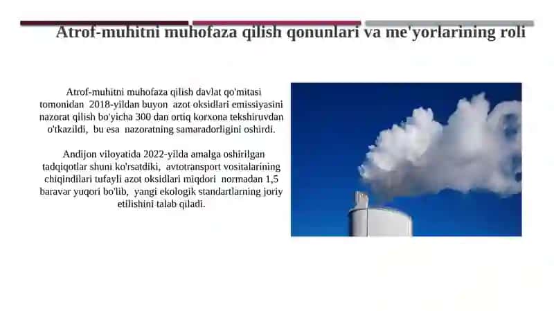 Azot Oksidlaridan Tozalash 4