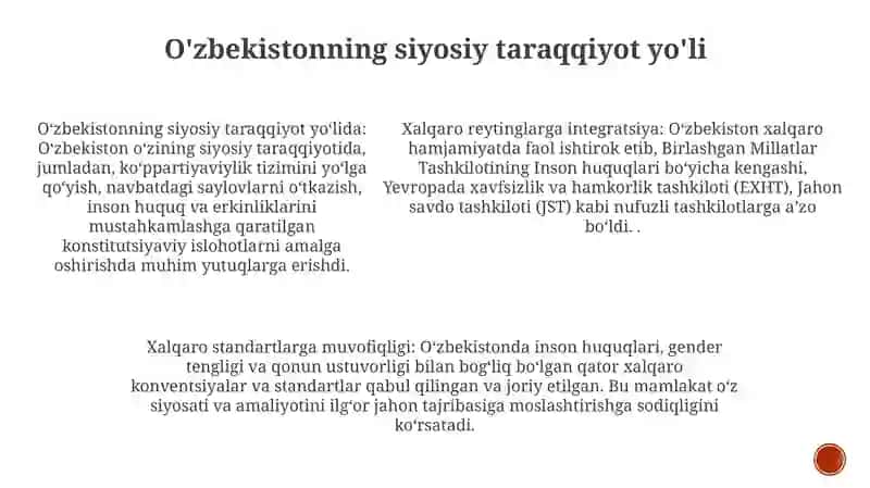 Siyosiy Huquqiy Sohadagi Ustuvor Xalqaroreytinglar Va Ularga OʻZbekistonning Integratsiyalashuvi 4
