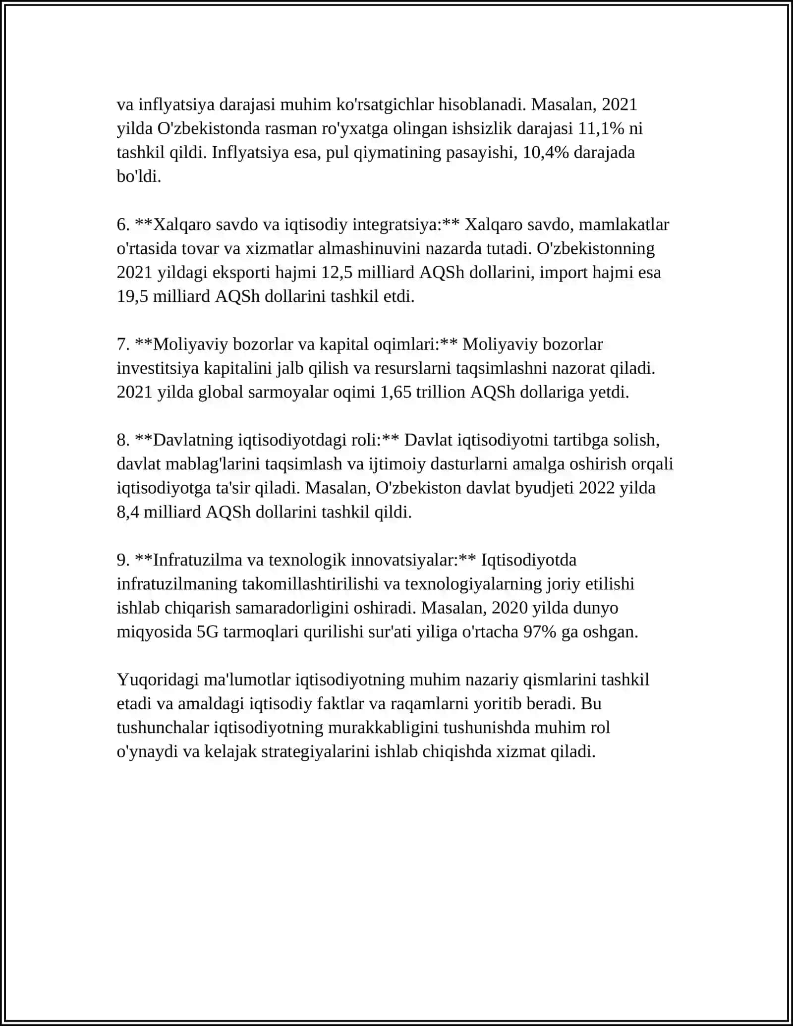 IQTISODIYOT NIMANI ÒRGANADI? 4