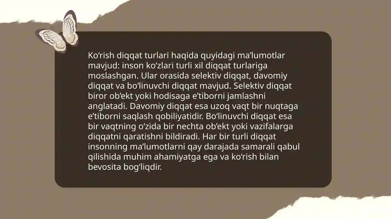 Eshitish diqqat turlari 4