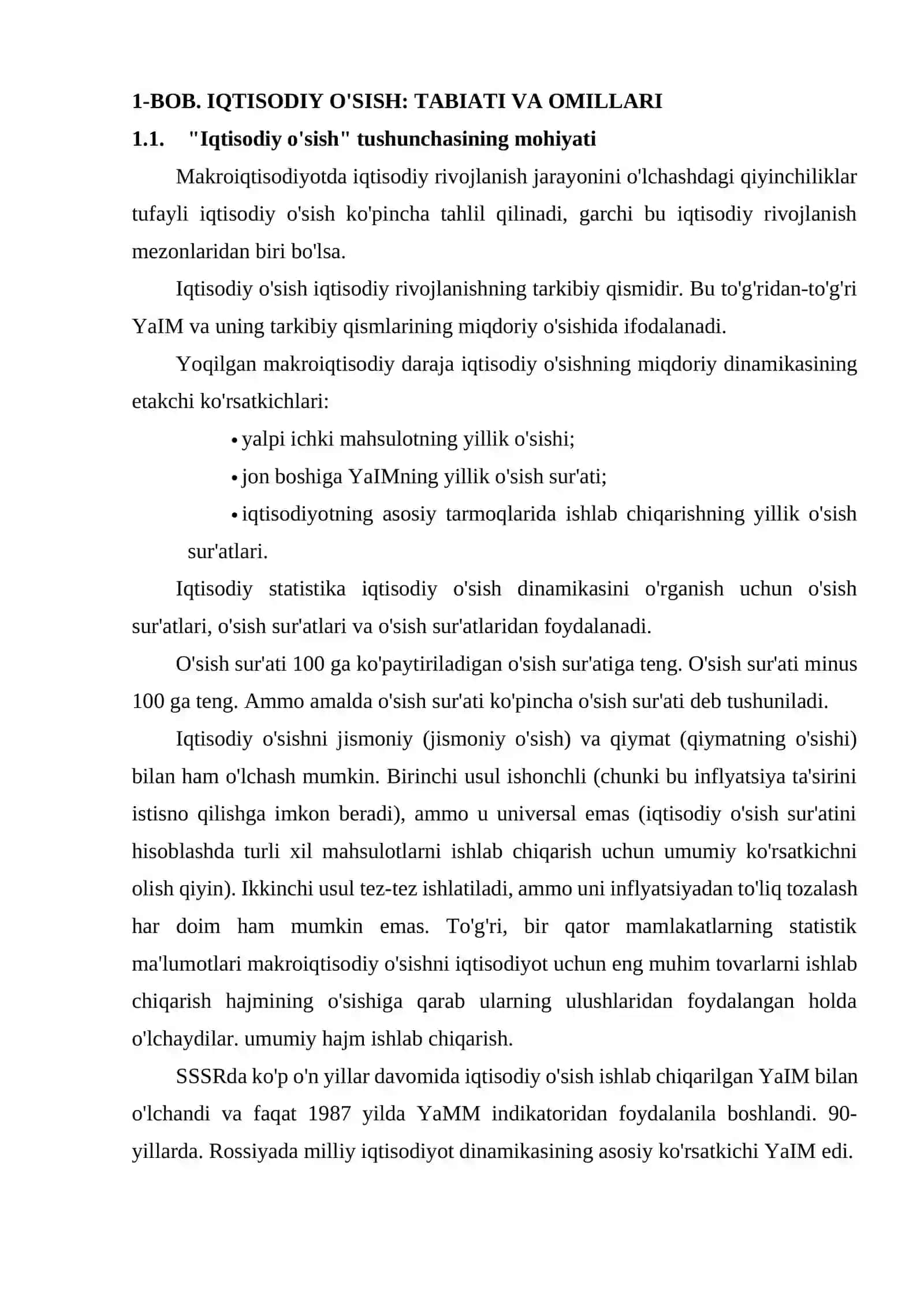 IQTISODIY O‘SISH OMILLARI VA UNING TAHLILI 4