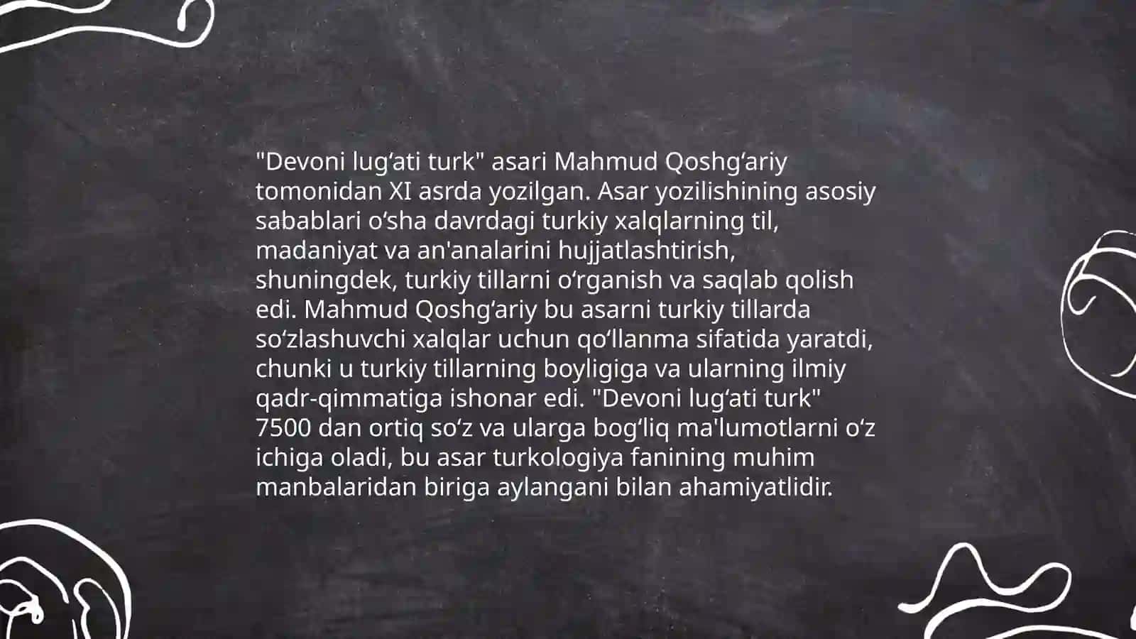 Mahmud Qoshg'ariy "Devoni lug'ati turk" 4