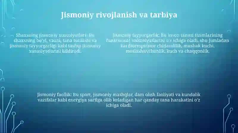 Jismoniy Madaniyat Tizimining Tarkib Topishi 4
