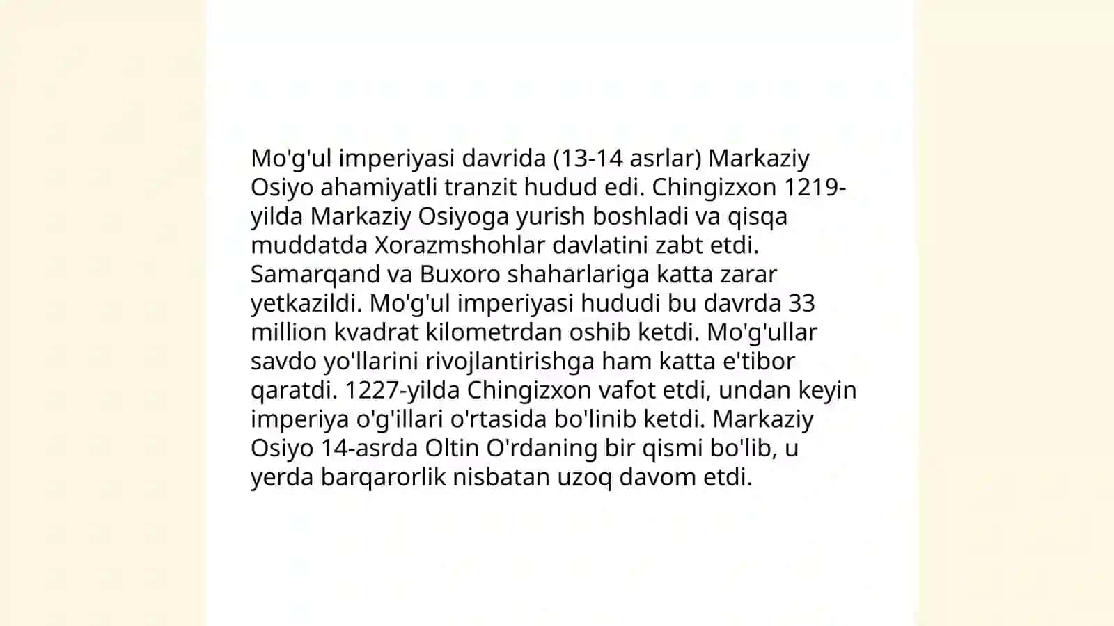 Markaziy Osiyoning XII-XIV asrlardagi tarixiy geografiyasi 4
