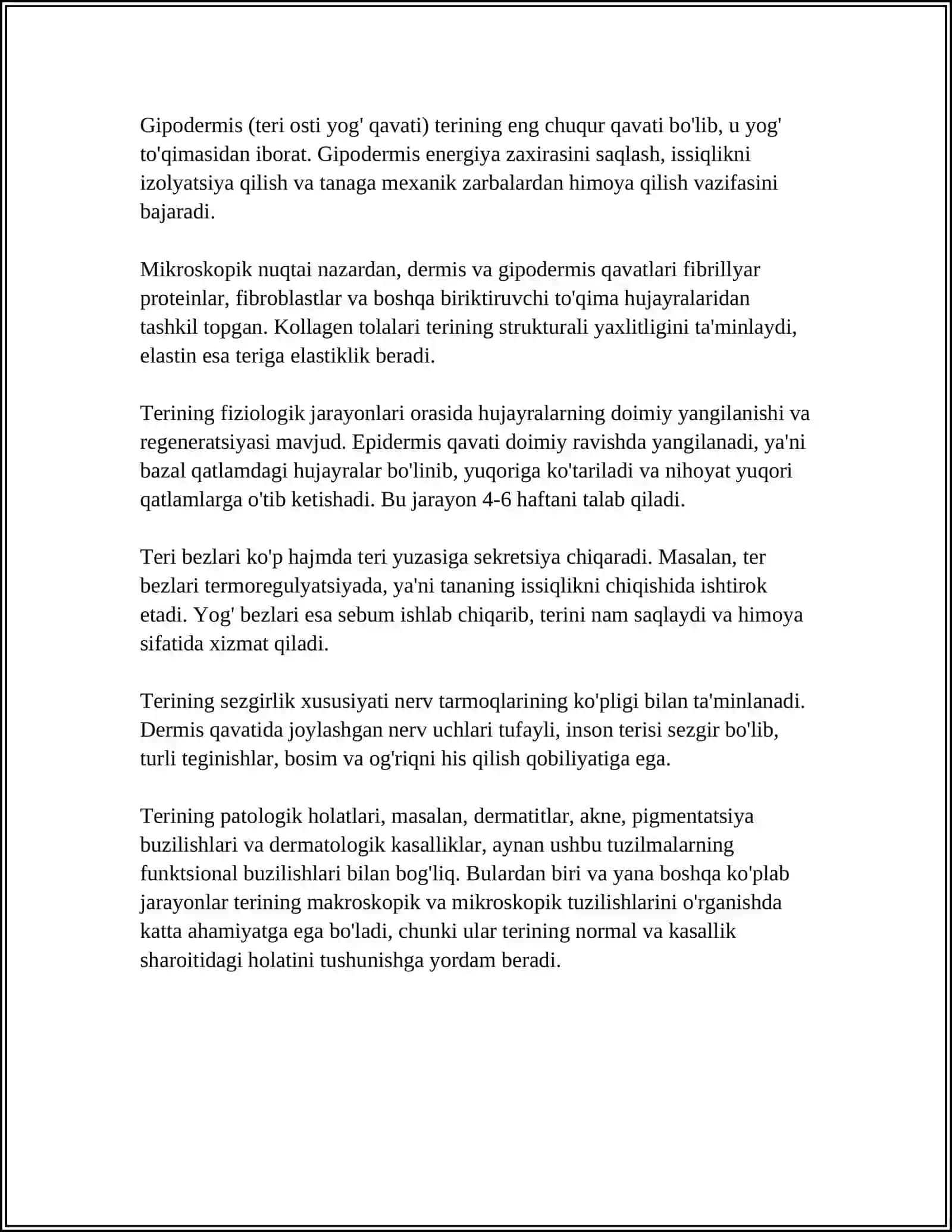 TERINING ANATOMIYA FIZIOLOGIYA VA PATOLOGIYASI 4