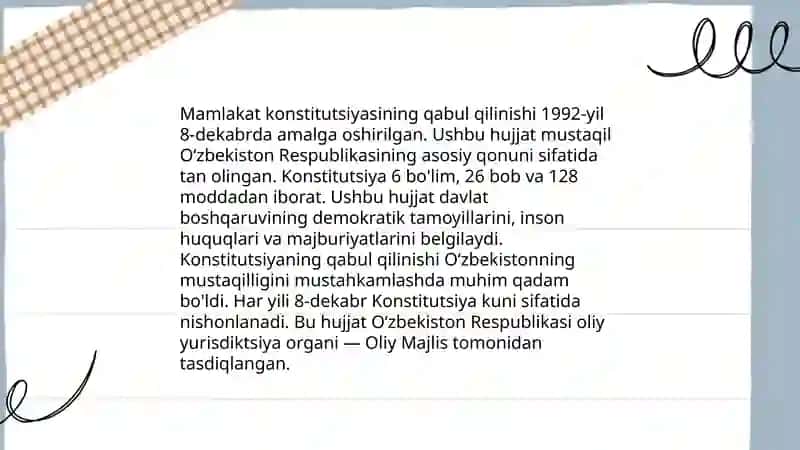 Mustaqillik yillarida davlat boshqaruvi tizimida amalga oshirilgan islohotlar 4
