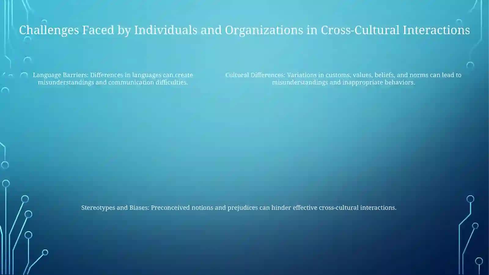 Cross - Cultural Awareness And Intercultural Competence 4