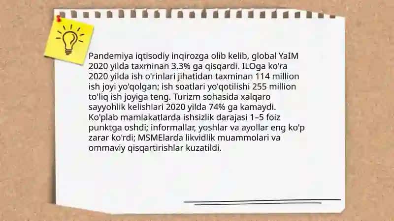 Pandemiya 21 asrning global muammosi va uning oqibatlari 4