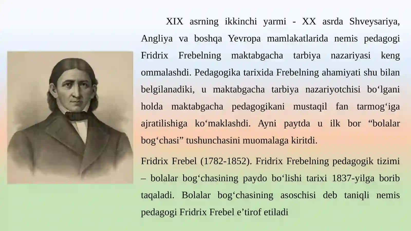 MAKTABGACHA TA’LIM TASHKILOTLARINI PAYDO BO‘LISH TARIXI 4