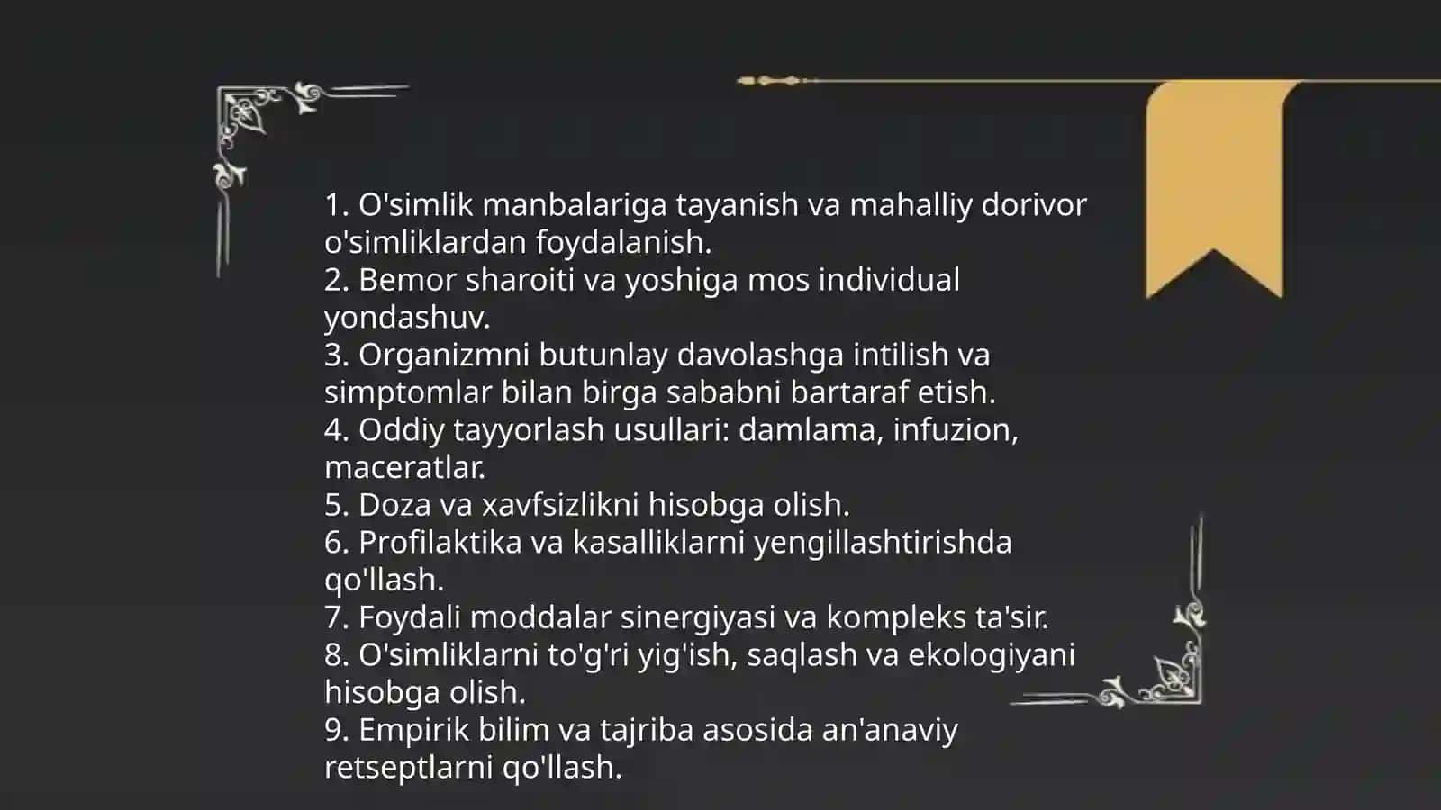 Xalq tabobatida fitoterapiyaning o'rni 4