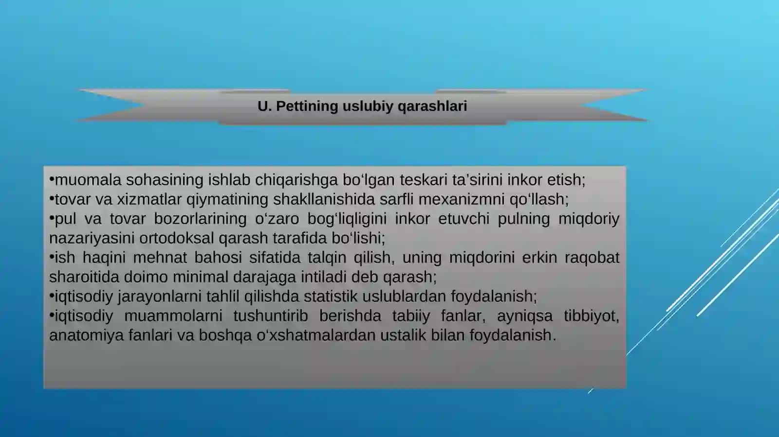 Uilyam Petti (1623-1687)-Angliya klassik siyosiy iqtisodining asoschisi 4