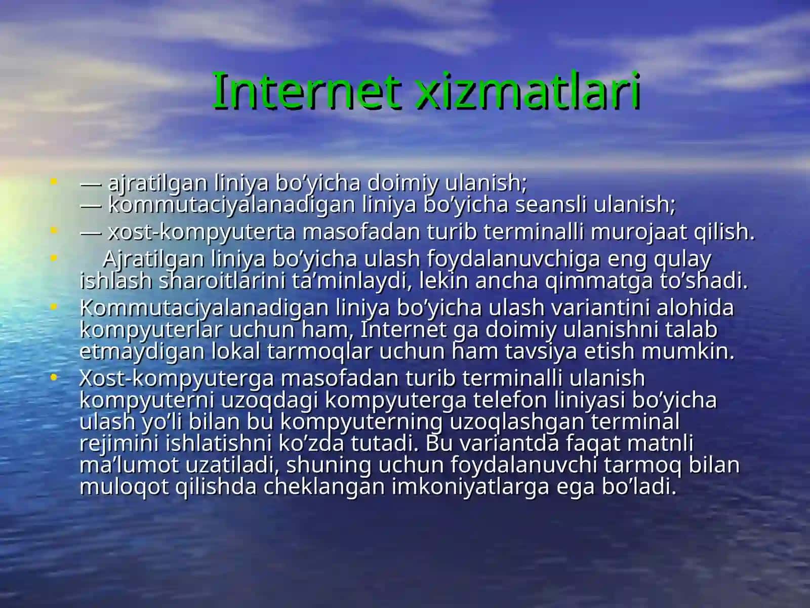 INTERNETDA XIZMATLAR,ELEKTRON TIJORATNING HUQUQIY ASOSLARI 4