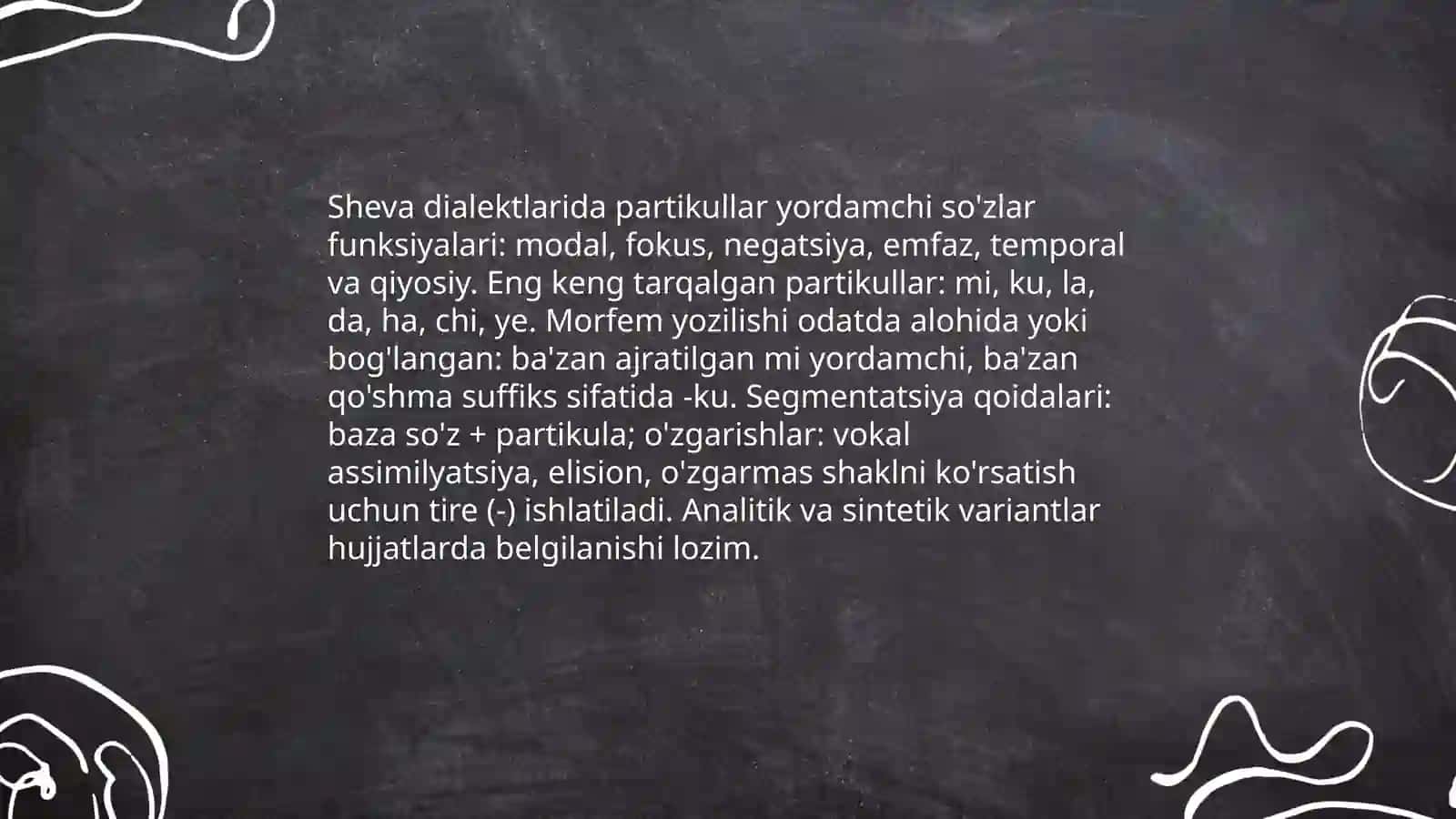 Sheva matnlarining morfologik tahlili 4
