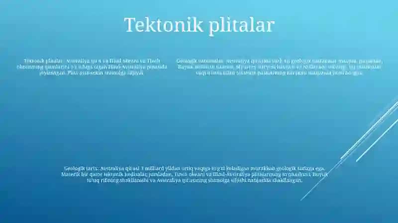 Avstraliya Materigining Geologik Tuzilishi 4