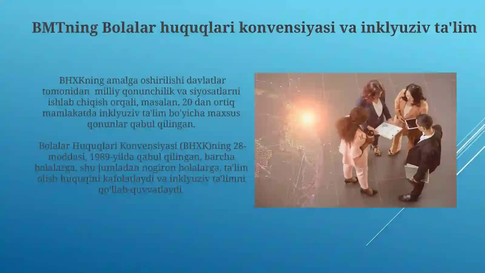 Inklyuziv ta'limning huquqiy asoslari jahon miqyosida 4
