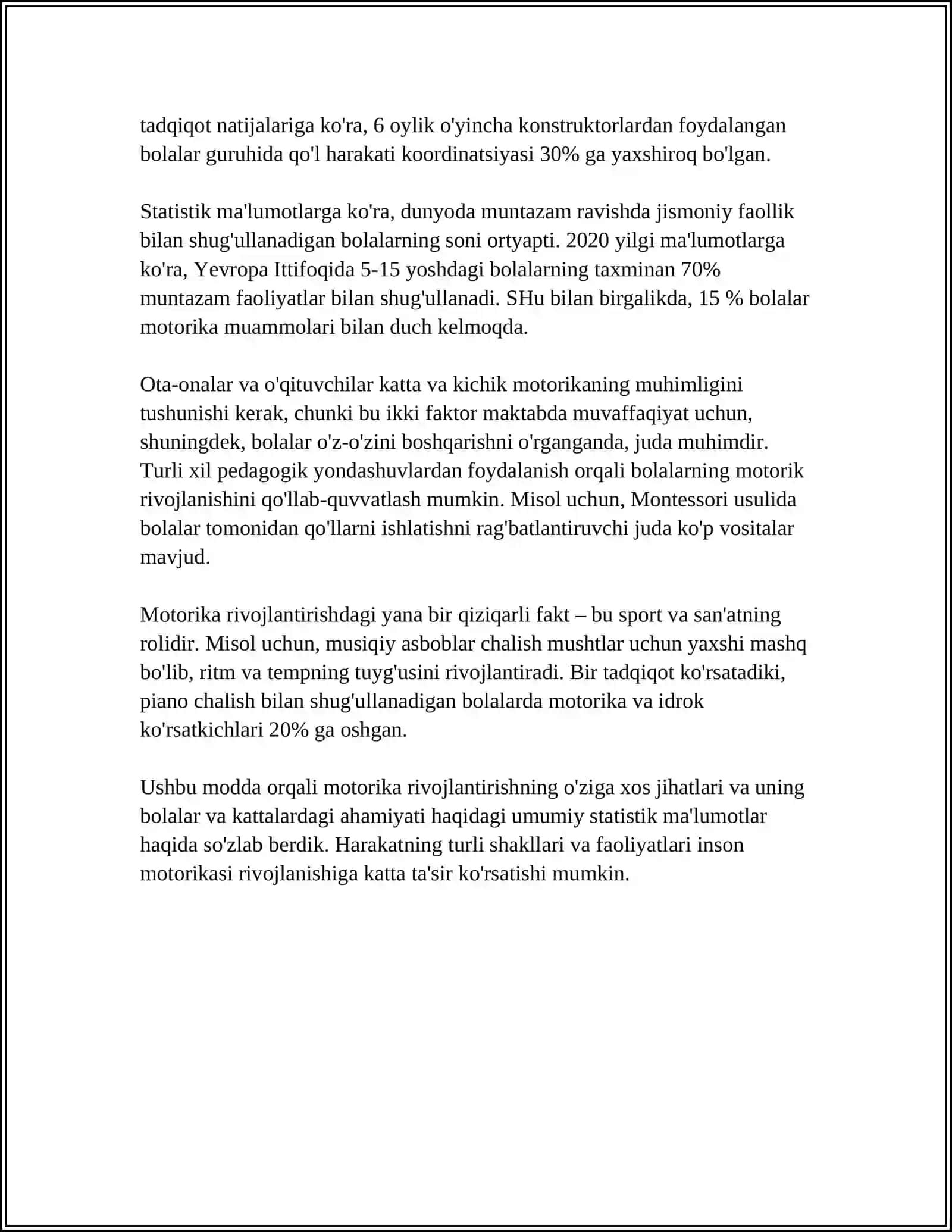 Maktabgacha Yoshdagi Ruhiy Rivojlanishi Sustlashgan Bolalar Guruhlari Uchun Mashg'ulot Ishlanmasini Tayyorlash 4