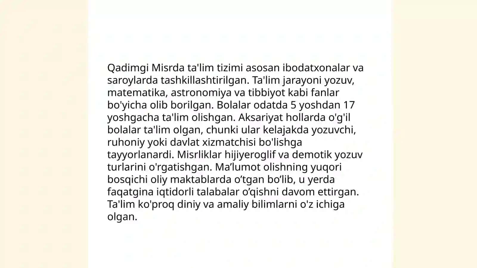 Qadimgi davr pedagogikasining paydo bo‘lishi va rivojlanishi 4