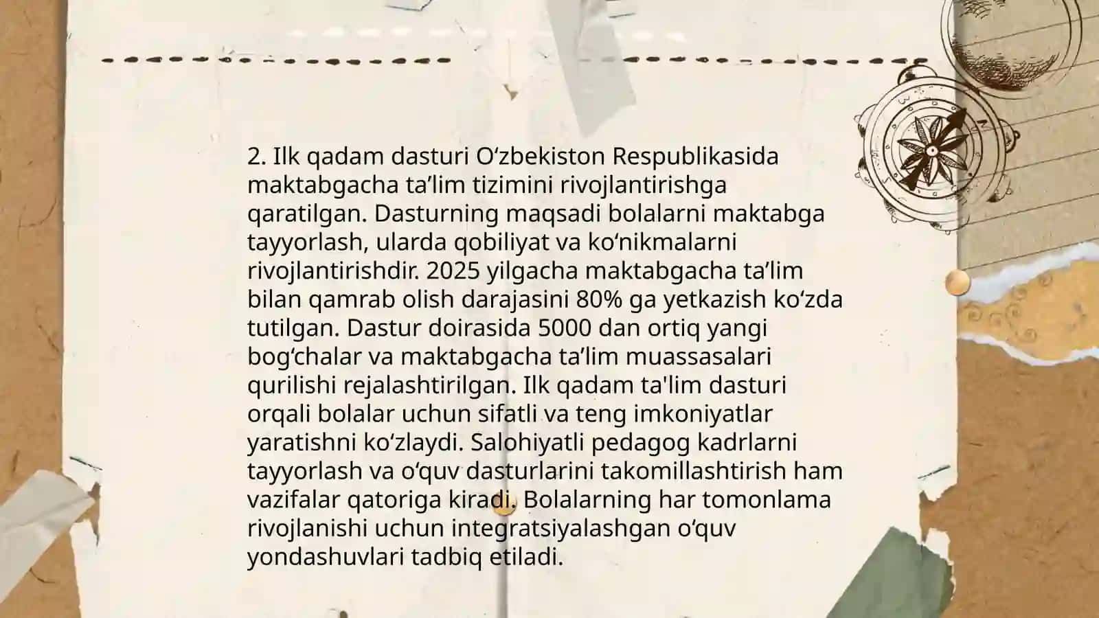 Ilk qadam davlat o‘quv dasturi 4