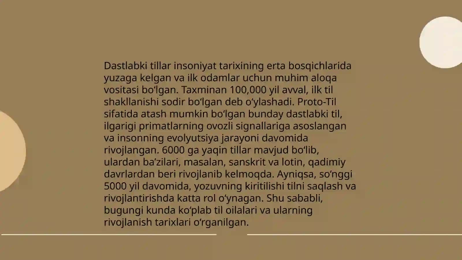 Tilning tarixiy taraqqiyoti va ozgaruvchanligi 4