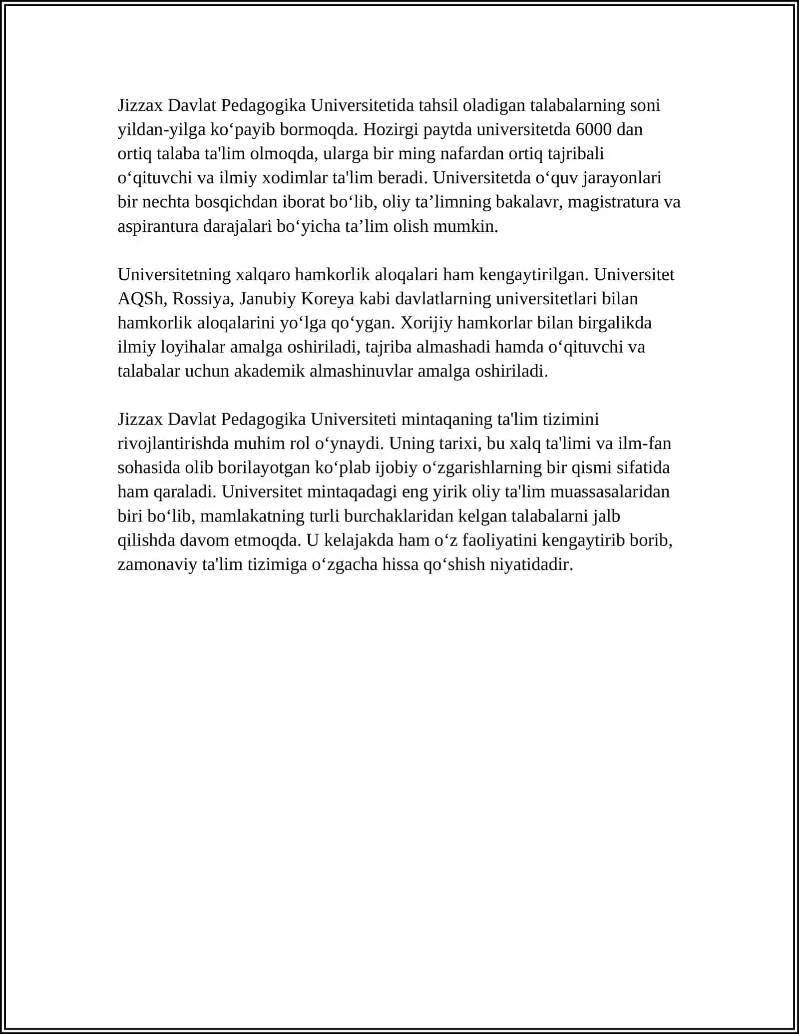 Jizzax Davlat Pedagogika Universiteti 4