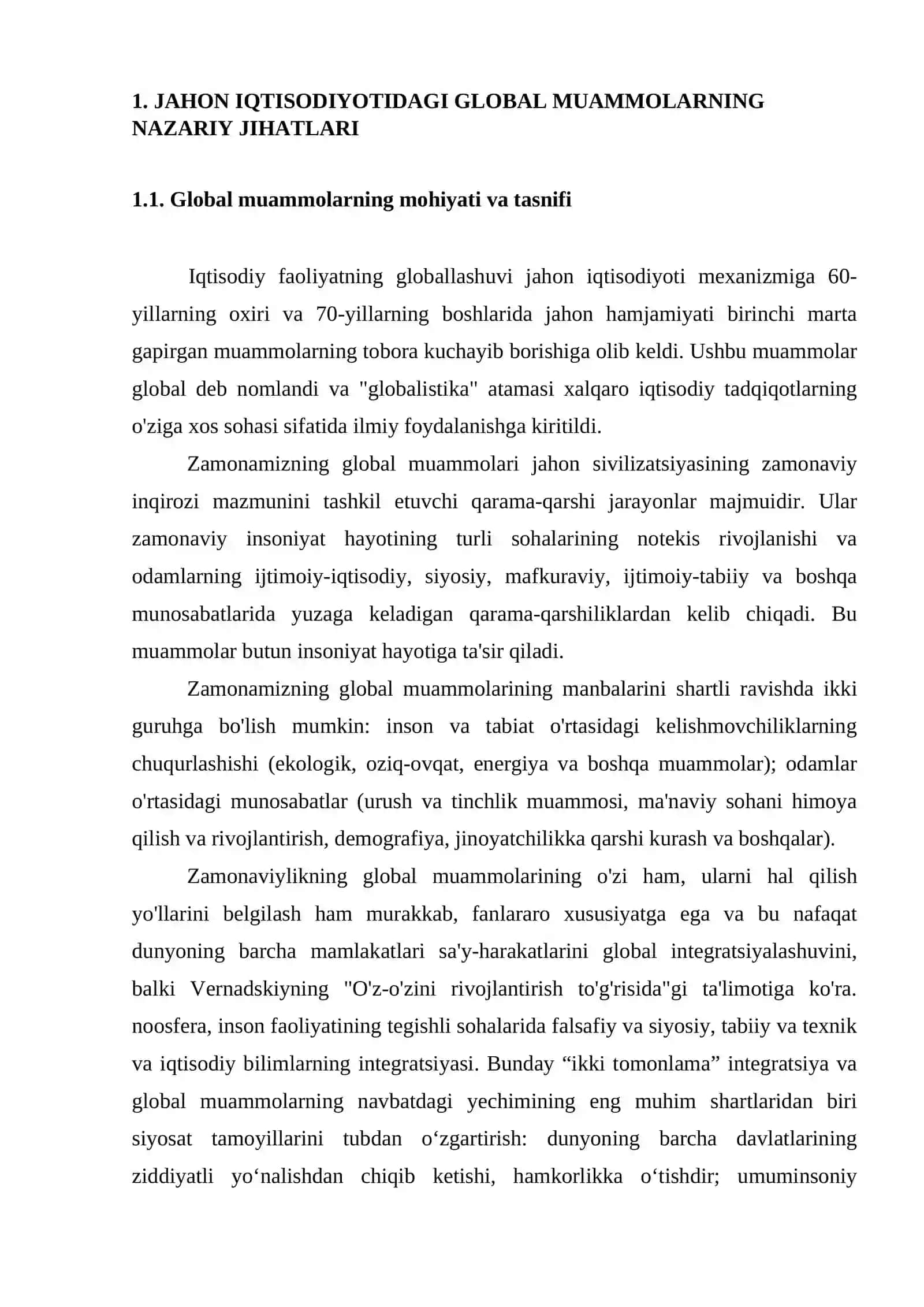 JAHON IQTISODIYoTIDAGI GLOBAL MUAMMOLARNING NAZARIY JIHATLARI 4