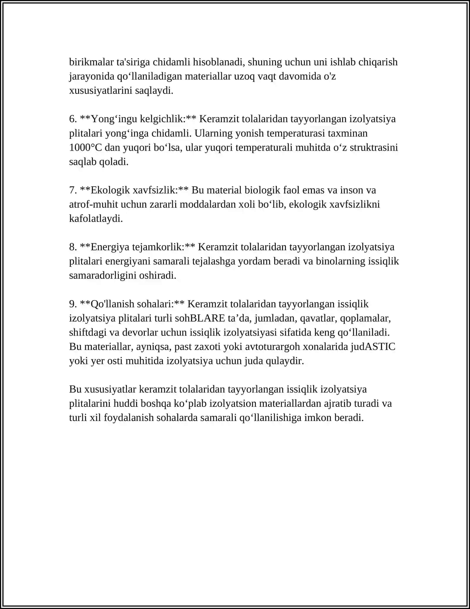 KERAMZIT TOLALARIDAN OLINADIGAN MAHSULOTLAR 4