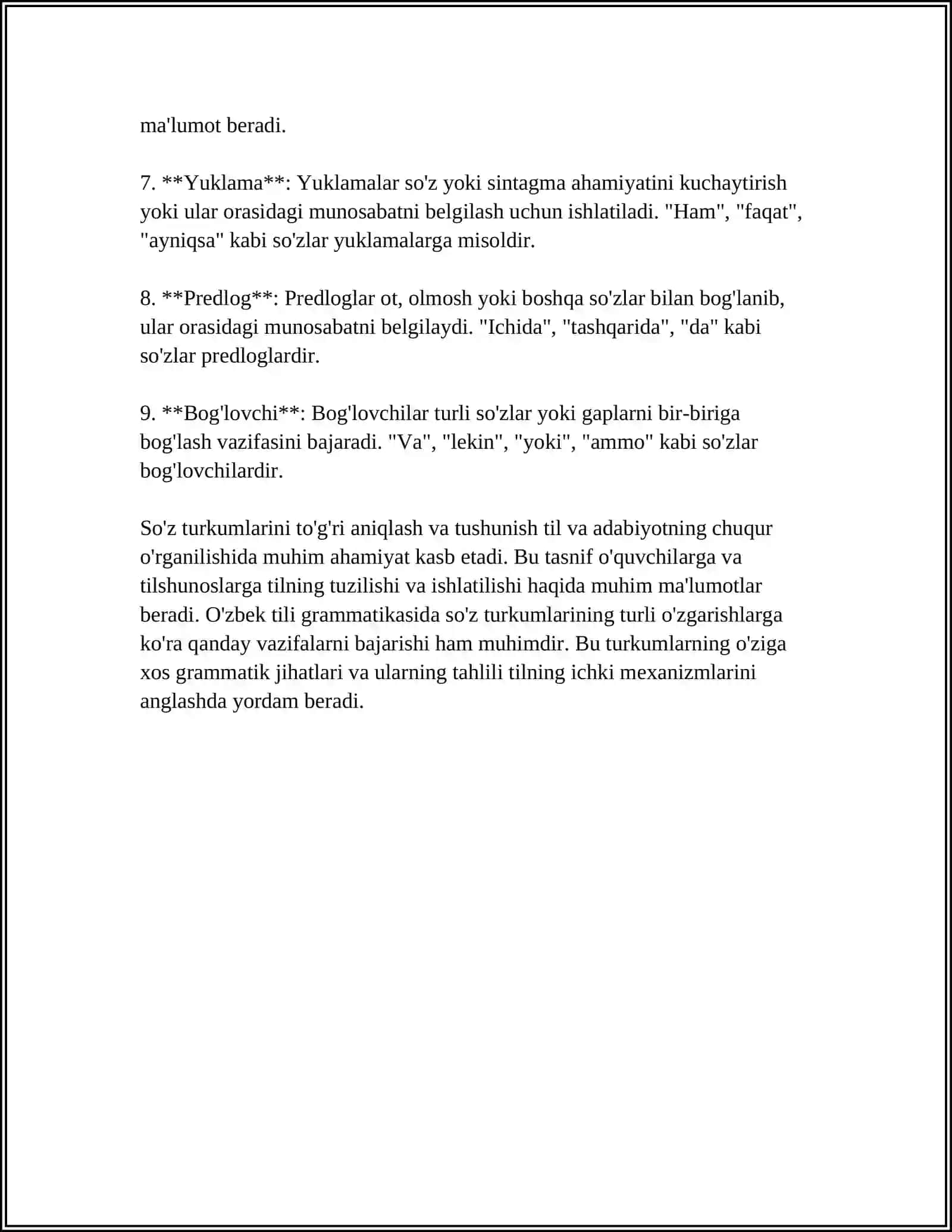 FE'L SOʻZ TURKUMINI OʻRGANISHDA QOʻLLANILADIGAN TA'LIMIY OʻYINLARNI TAYYORLASH 4