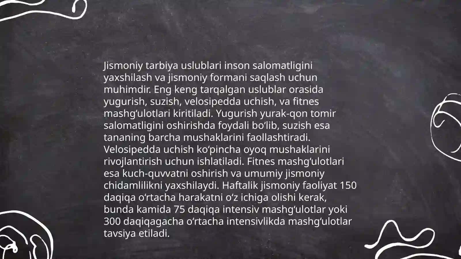 Jismoniy tarbiya nazariyasi va uslubiyati fanning asosiy tushunchalari 4