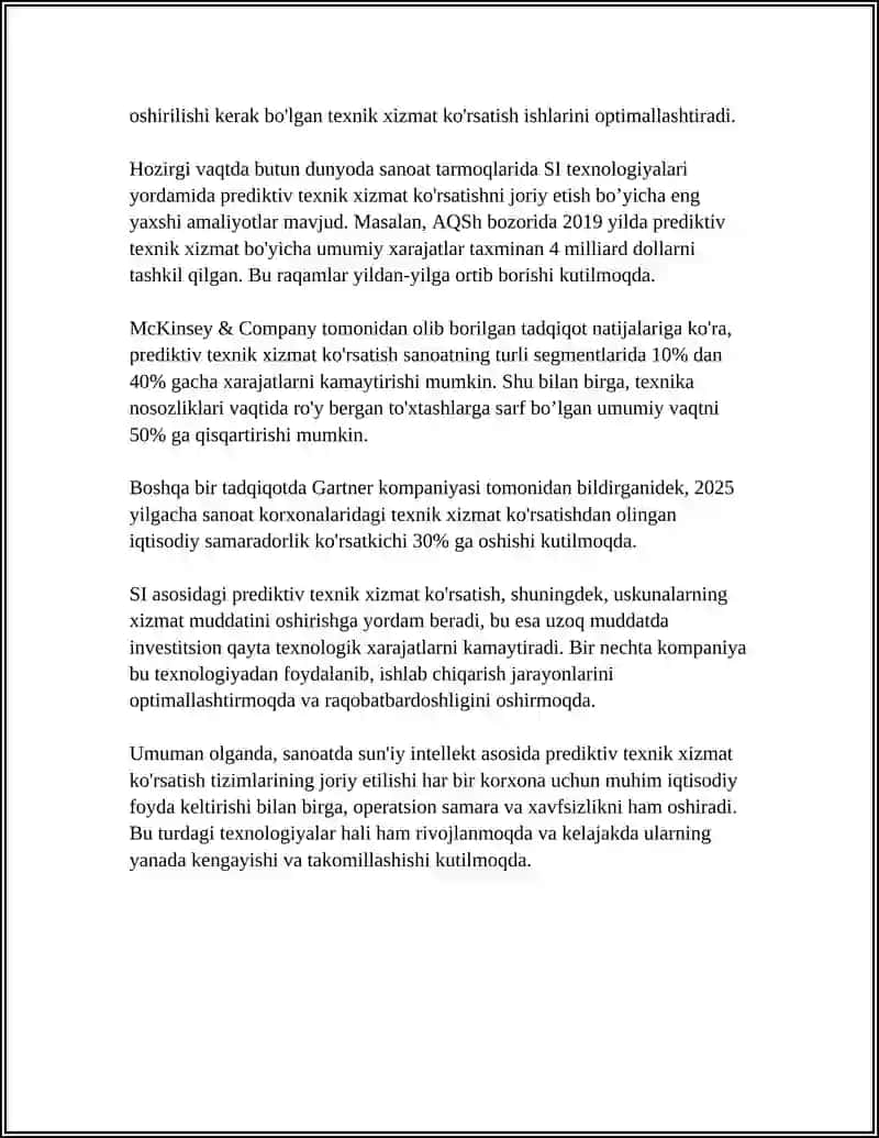 SUN´IY INTELLEKT VA SANOATDA QOLLANILISHI 4
