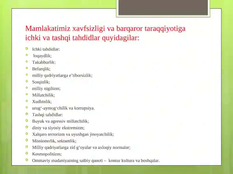 Ogohlik – davr talabi 4