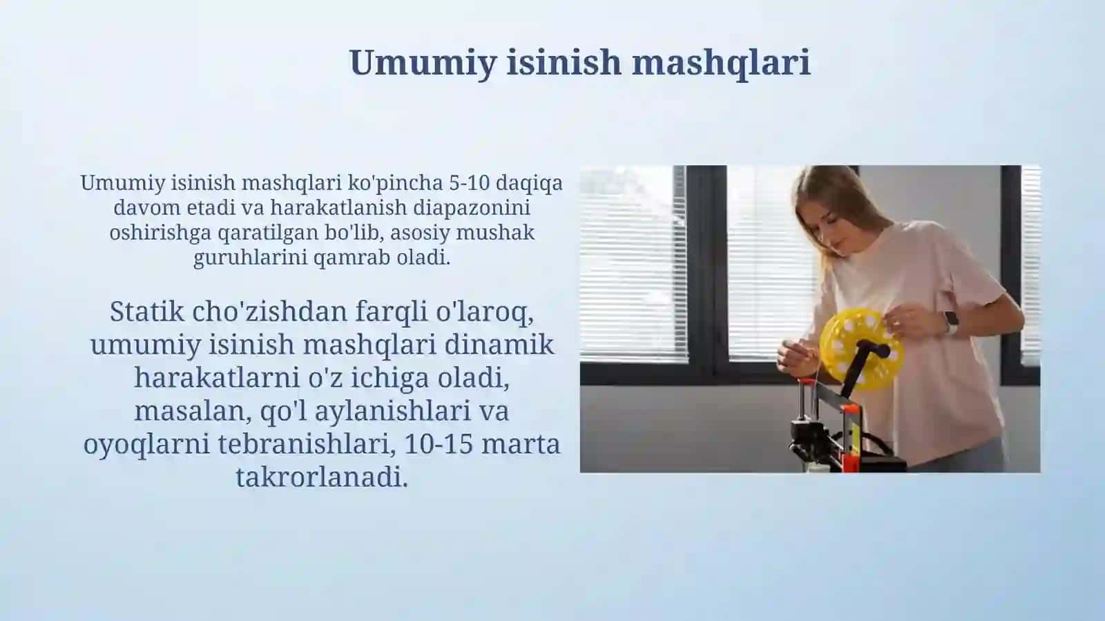 Maxsus jismoniy mashqlar turkumlari 4