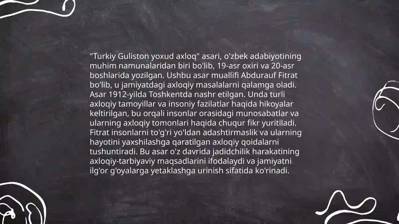 Turkiy Guliston yoxud axloq 4