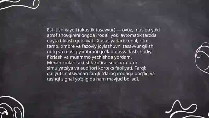 Xayol turlari 4