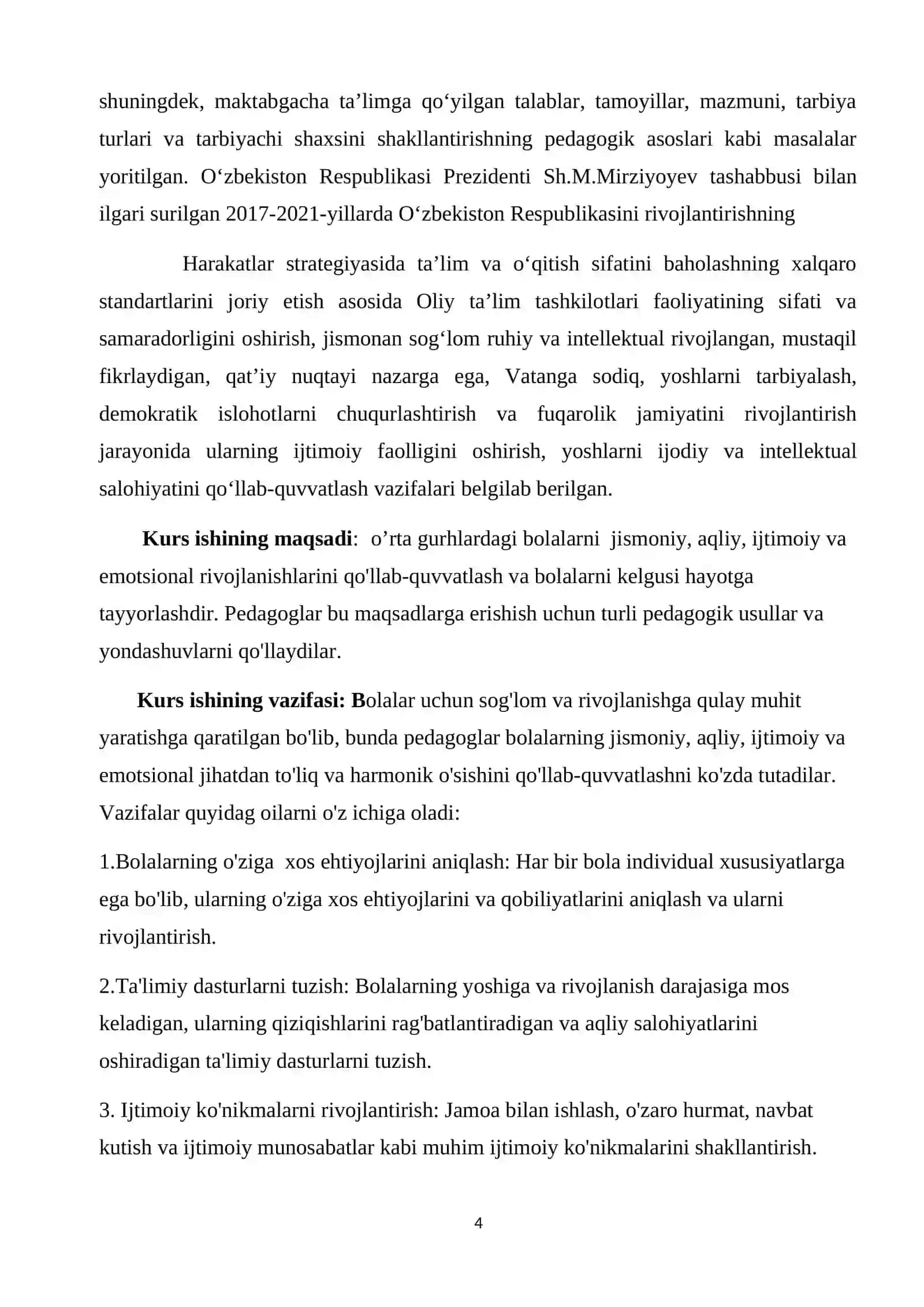 Maktabgacha ta’lim tashkilotlarida o'rta guruhlardagi bola hayotini tashkil etish xususiyatlari 4