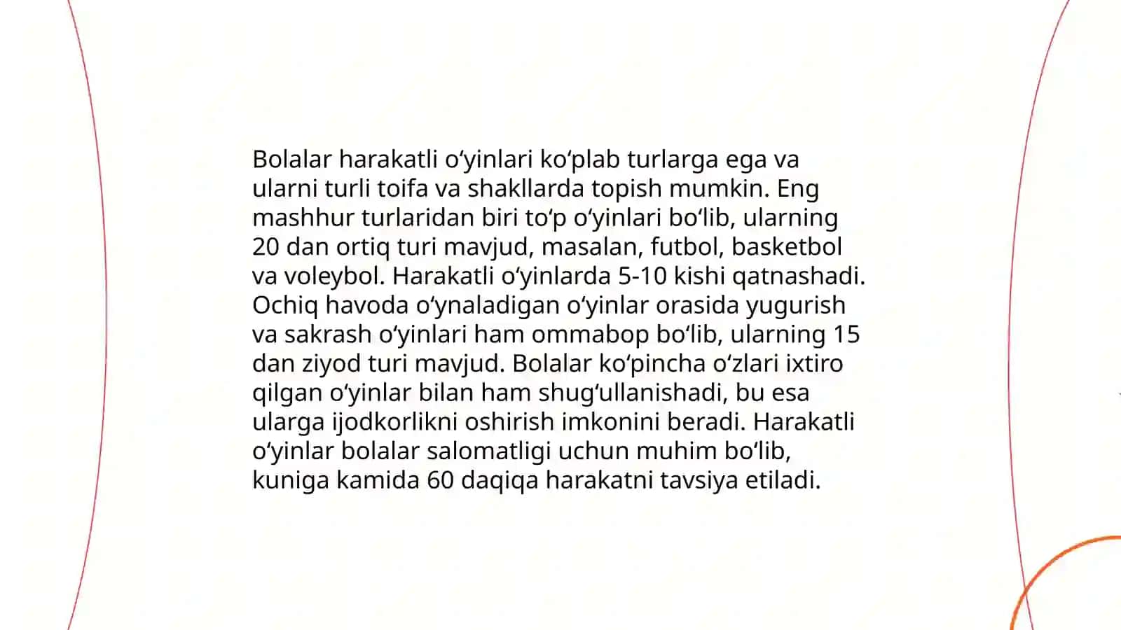 Maktabgacha yoshdagi bolalar bilan tashkil qilinadigan milliy va harakatli o‘yinlarni o‘rganish 4