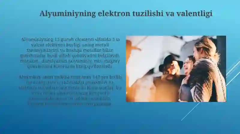 3-GURUH ELEMENTLARI. BOR BIRIKMALARI VA XOSSALARI. ALYUMINIY SULFIDI VA GIDROKSIDINING SINTEZI 4