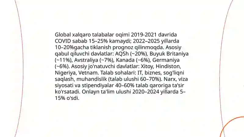 Xalqaro taʼlim xizmatlari bozori 4