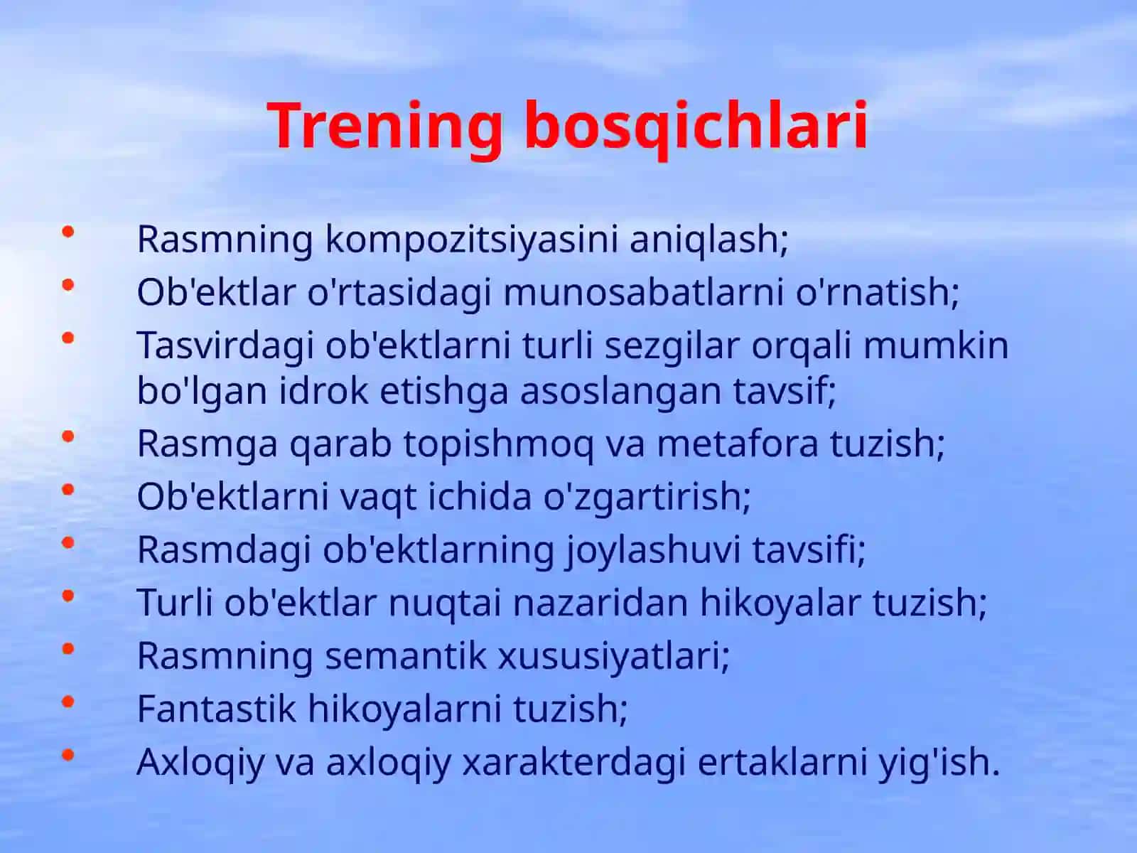 Maktabgacha yosh davrining asosiy faoliyati 4