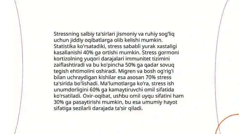 Stressni boshqarish 4