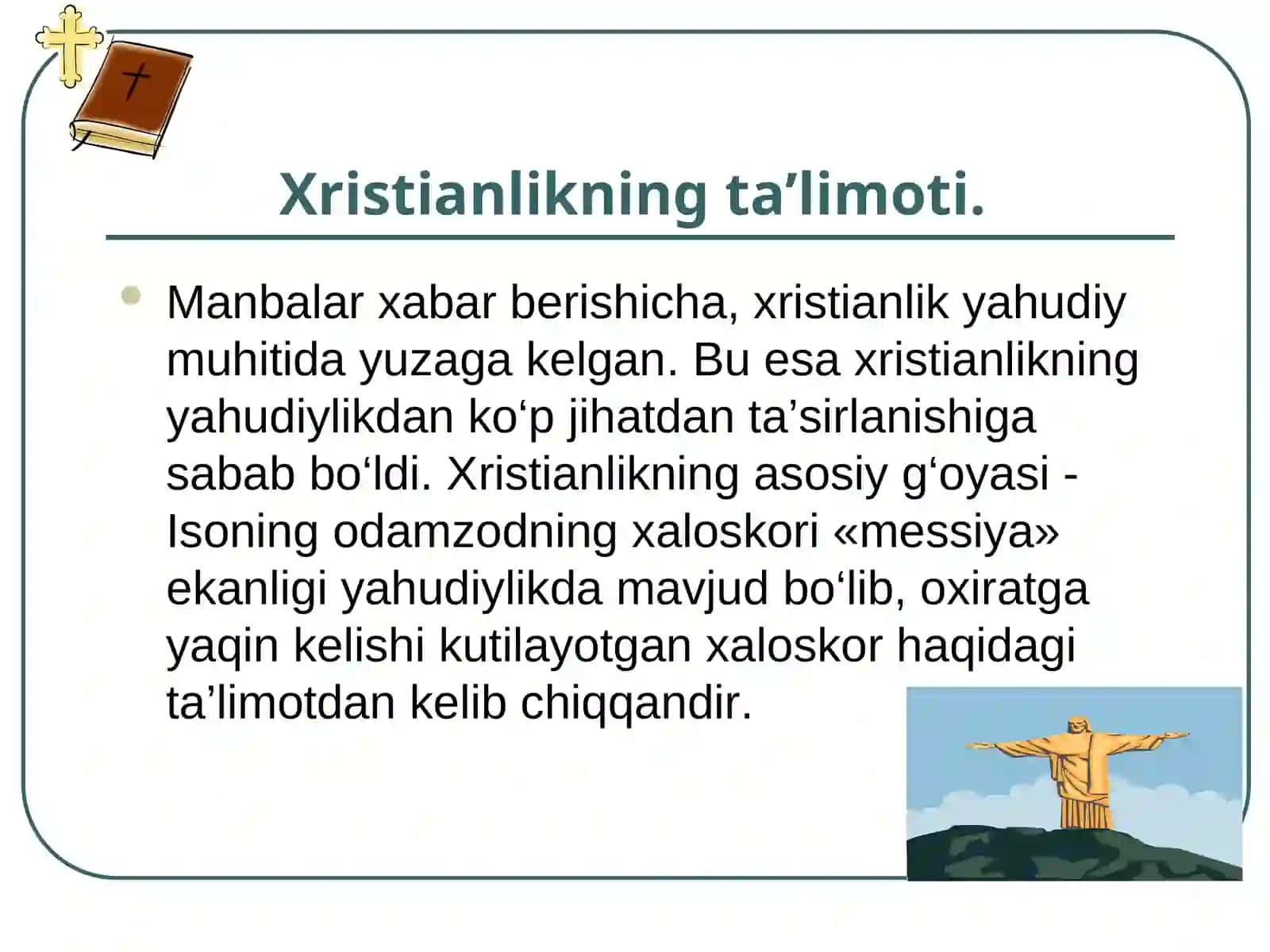 Xristianlik falsafasi oqimi va mazhablari 4