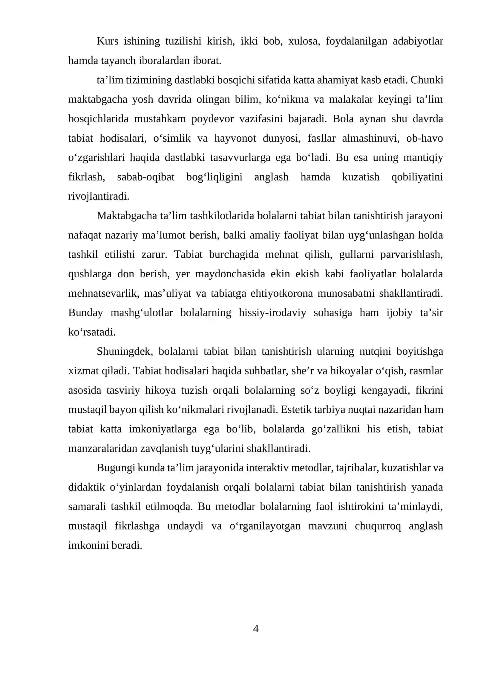 Bolalarni tabiat bilan tanishtirishning nazariy va amaliy jihatlari 4