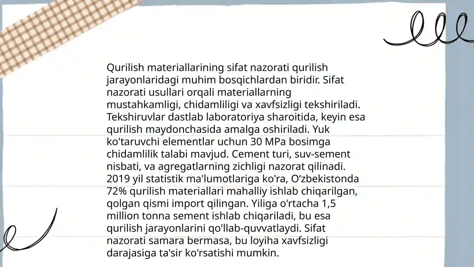 Qurilish materiallarining Bojxona ekspertizasi 4