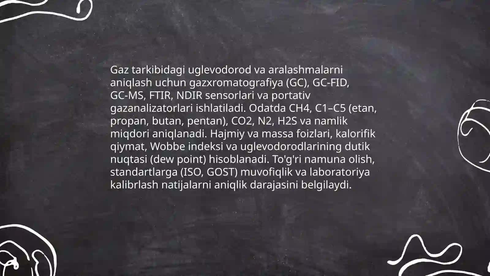 Gazning kaloriya qiymatini o‘lchash usullari 4