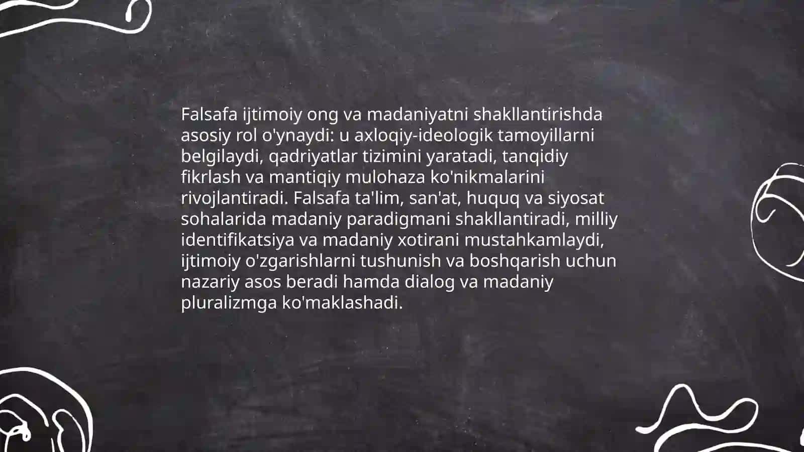 Falsafa va uning jamiyat hayotidagi oʼrni 4